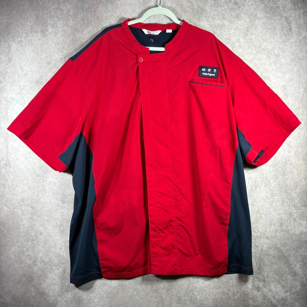 Chick-fil-A Oobe Jacket Mens 6XL Red Team Style Make It Good Uniform Workwear
